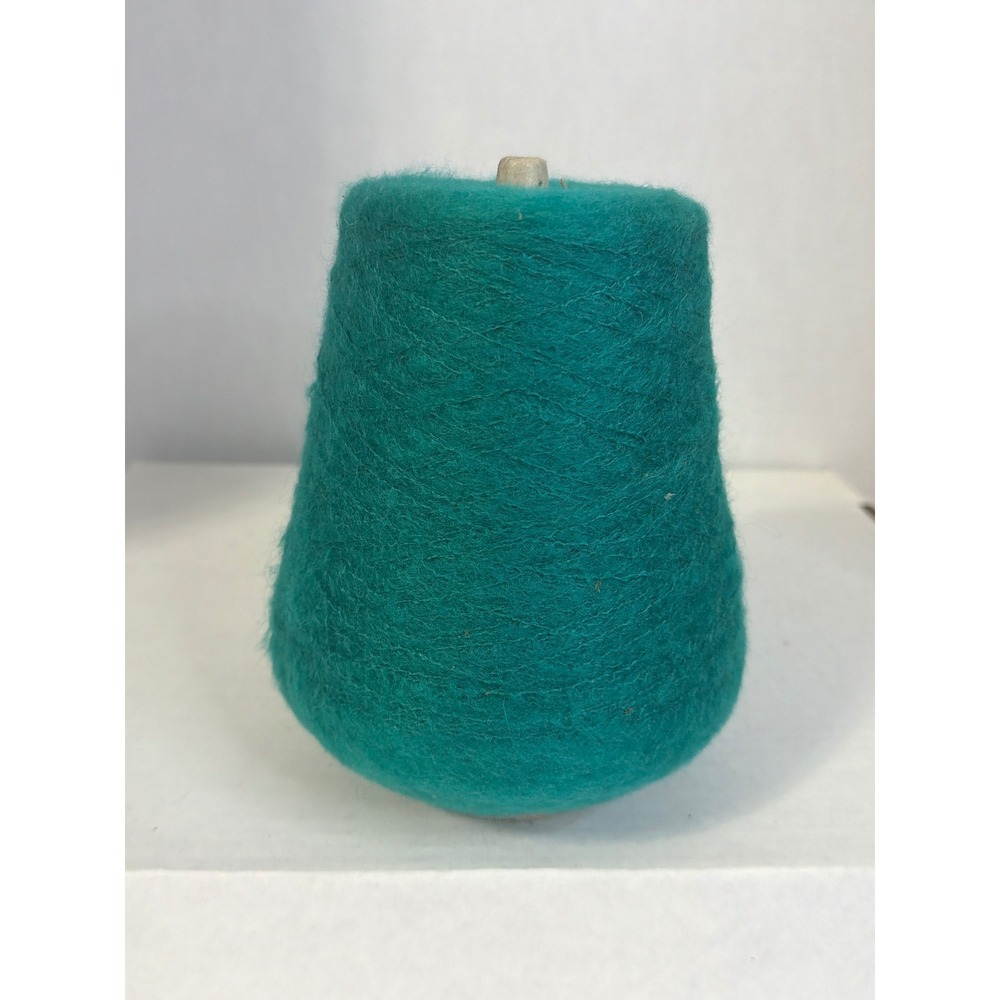 Igea Maria Mohair Blend Yarn Cone Teal Green Made in Italy 8oz 78393 38